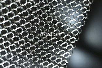 La Chine Séparation tressée de pièce de rideaux en chaîne de perle d'acier inoxydable d'anneau en métal de courrier fournisseur