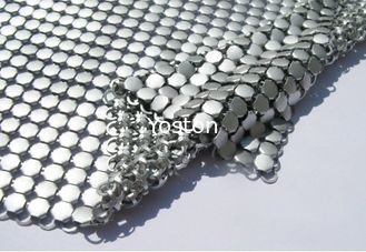 La Chine Rideau en douche en aluminium pailleté métallique de maille, texture douce de tissu de draperie de maille fournisseur