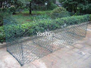 La Chine Le PVC a enduit 4mm hexagonaux que les paniers de Gabion câblent Mesh Box Walls fournisseur