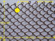 Grillage métallique de maillon de chaîne, résistant UV accrochant de rideau en tamis à mailles de pièce fournisseur