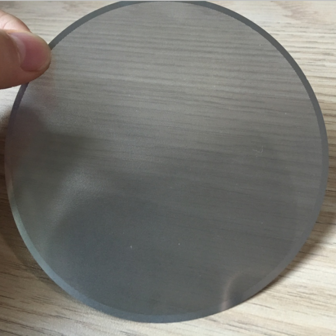 Gravure à l'eau-forte 100% chimique de photo à haute précision fine de Reusablae a gravé à l'eau-forte le disque de filtre de maille d'acier inoxydable pour le filtre de presse-fruits