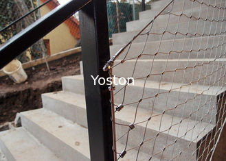 Chine Barrière flexible de maille de câble métallique d'acier inoxydable d'olive décorative pour la balustrade d'escalier fournisseur