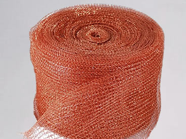 Le filtre de maille tricoté par cuivre pour lubrifient la filtration d'huile